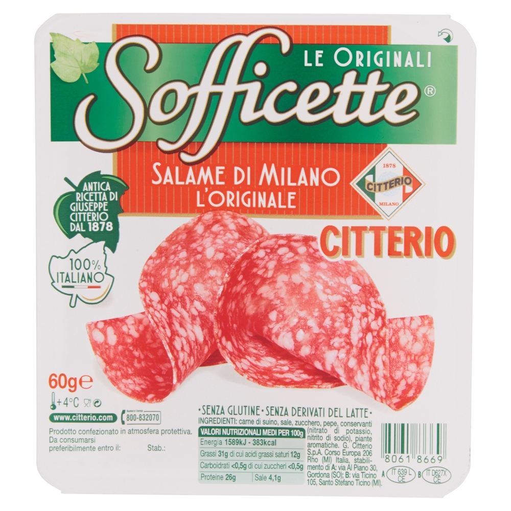 Sofficette Salame Milano, 60 g